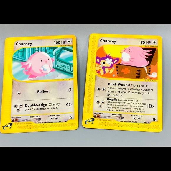 Pokemon | Toys | Pokmon Chansey Card Bundle | Poshmark Pokemon | Toys | Pokmon Chansey Card Bundle | Poshmark